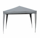 Gazebo da Giardino in Acciaio 3x3m Arizona Grigio