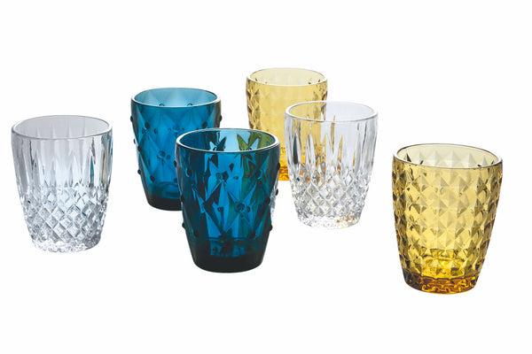 Set mit 6 Wassergläsern aus Glas 280 ml Villa d'Este Home Tivoli Loire Chic acquista