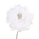 Set 12 Pick Peonia Ø11 cm Bianco