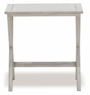 Set 2 Tavolini Rettangolari in Legno Soriani Grigio Anticato