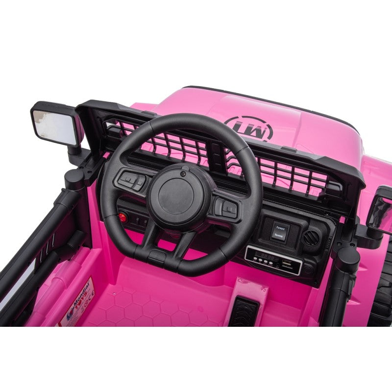 Macchina Elettrica per Bambini 12V Baby Fuoristrada Rosa