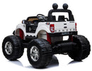 Macchina Elettrica per Bambini 2 posti Fuoristrada 12V con Licenza Ford Monster Truck 4x4 Bianca