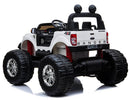 Macchina Elettrica per Bambini 2 posti Fuoristrada 24V con Licenza Ford Monster Truck 4x4 Bianca