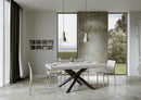 Tavolo Allungabile 160/264x90x77 cm Volantis Premium Bianco Frassino