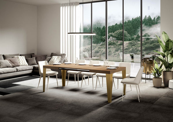 Tavolo Allungabile 130-390x90x77 cm Flame Quercia Naturale acquista