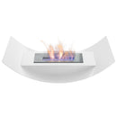 Camino a Bioetanolo da Pavimento 71,7x40 cm Flig Chicago Bianco