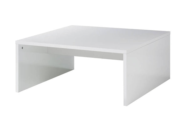 Quadratischer Couchtisch aus Melamin 81 x 81 x 36 cm TFT Boost White sconto