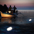 Boa Luminosa Galleggiante Solare a LED 37x22x20 cm in Polietilene Sined Solar Bianco