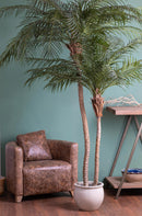 Ramo Artificiale Phoenix Palm a 2 Diramazioni con Vaso H 230 cm