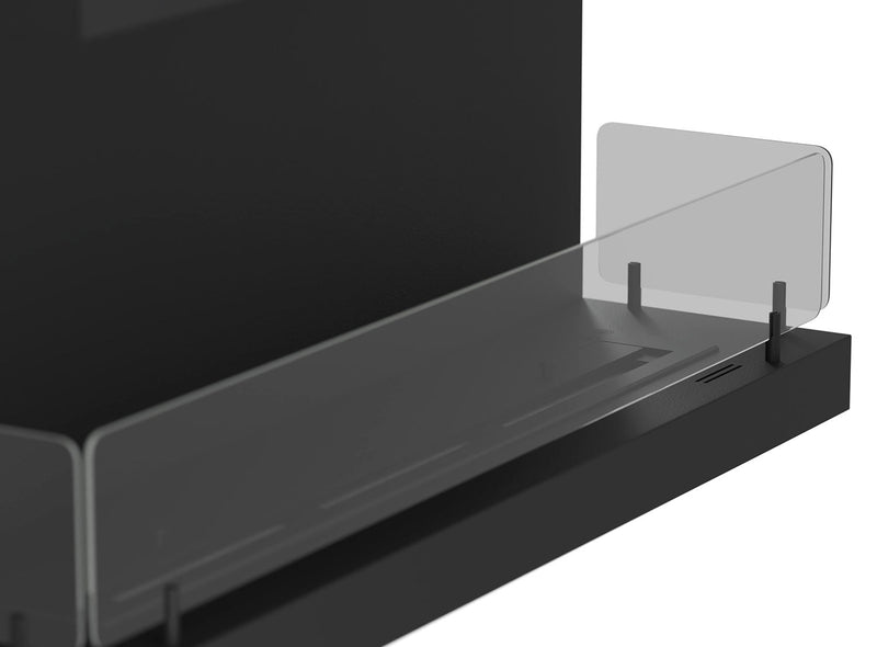 Camino a Bioetanolo da Incasso 100x50 cm Inside C 1000 V3 Nero con Vetro