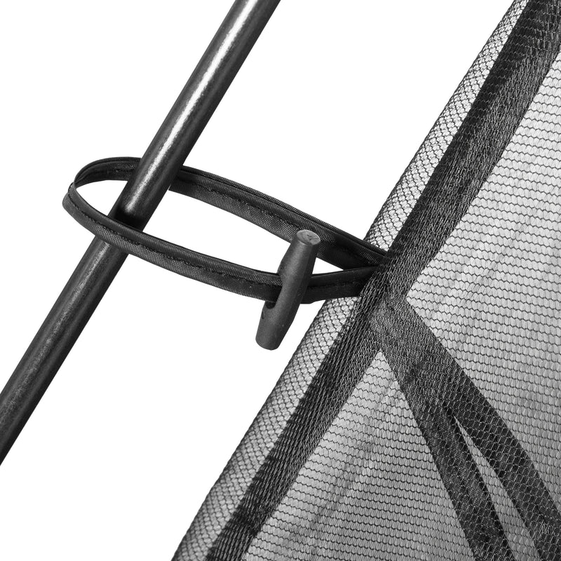 Tenda da Campeggio e Spiaggia a Rete Anti UV per 4 Persone con Borsa di Trasporto 3x3m  Nero