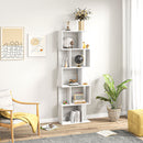 Mobile Libreria 5 Ripiani 60x24x184,5 cm Bianco  