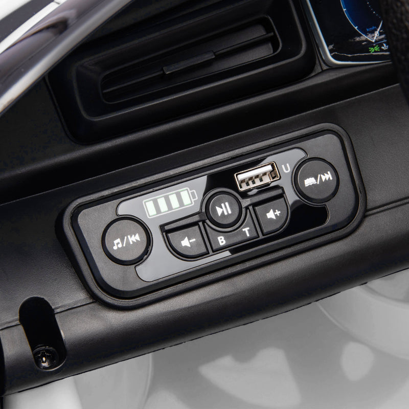 Macchina Elettrica per Bambini Licenza Maserati MC20 Velocità 3-5km/h Bianco 