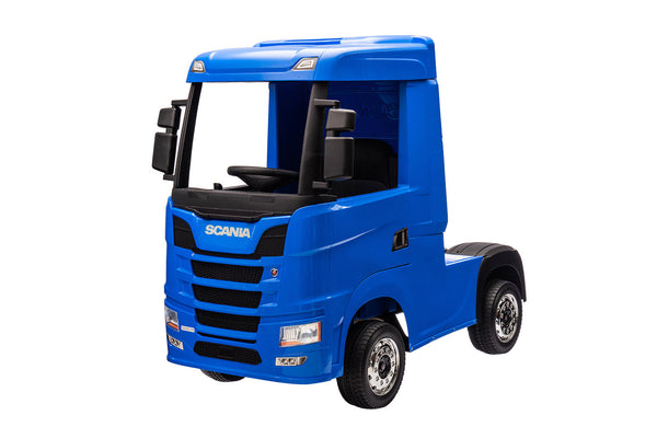 Camion Elettrico per Bambini 126x68x102 cm 24V Scania Blu sconto