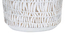 Vaso Nairobi Oval 19x50x12 cm in Poliresina Bianco