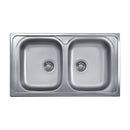 Lavello 86x50 cm doppia vasca 