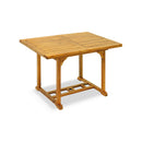 Tavolo da Giardino Estensibile Rettangolare in Legno Acacia Taddei Toba 120 E