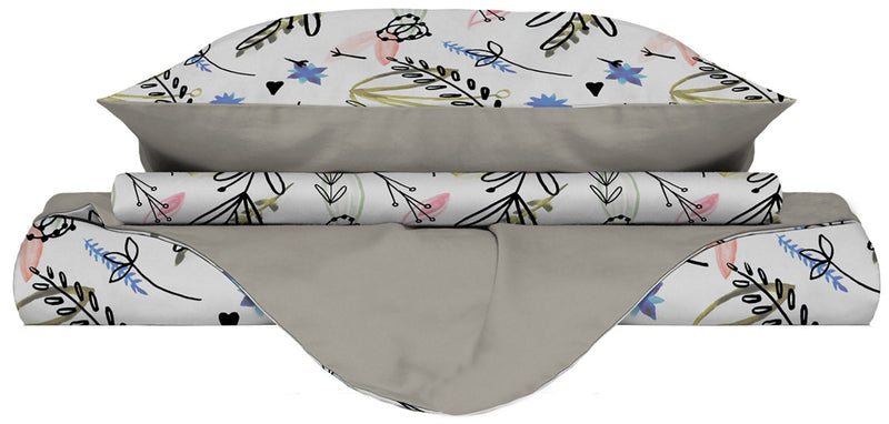 Copripiumino Double Face con Federe Stampato Provenza