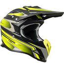 Casco Integrale per Moto Cross con Frontino CGM Track 601G Giallo Fluo