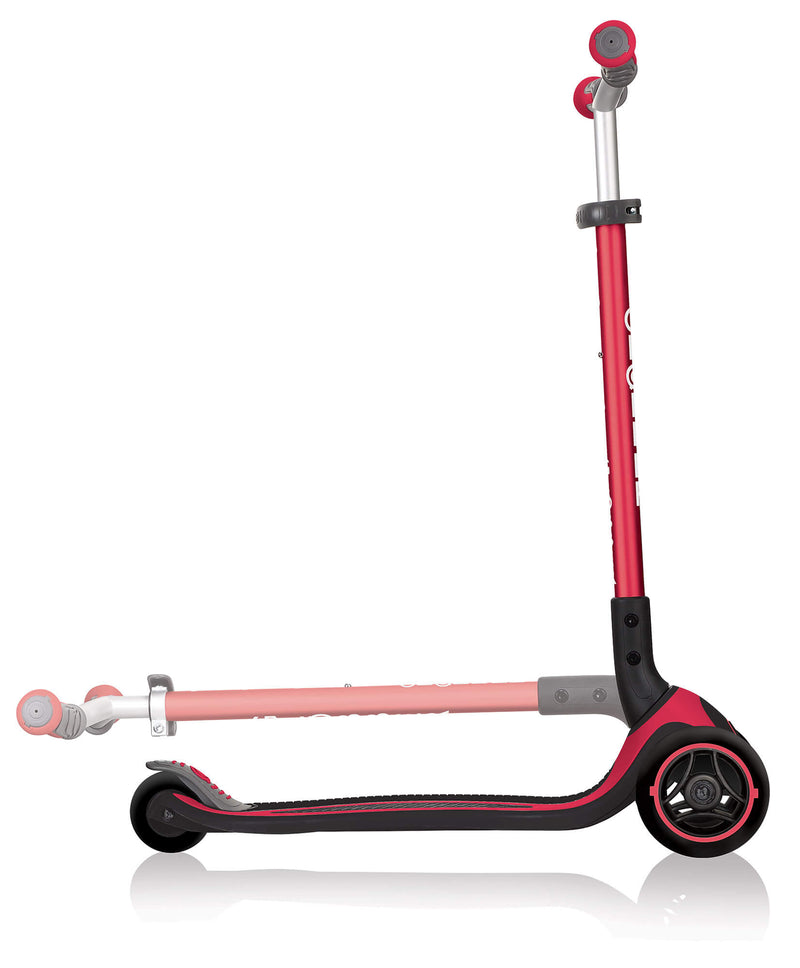Monopattino 3 Ruote Pieghevole 5 Altezze Max 50 Kg Globber Master Rosso