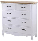 Comò in Legno 5 Cassetti Country