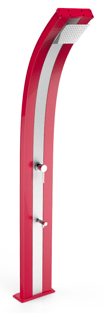 acquista Doccia da Giardino Miscelatore e Lavapiedi Arkema Dada Fascia Inox Cherry