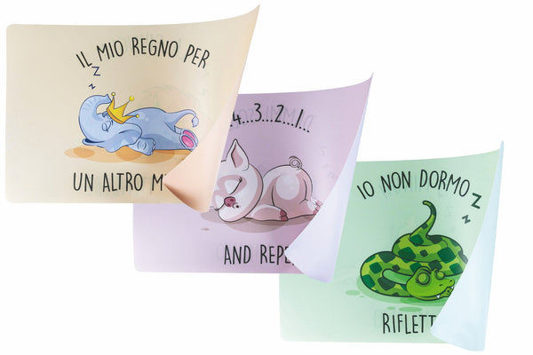 acquista Set mit 6 doppelseitigen Tischsets 45 x 30 cm Villa d'Este Home Tivoli New Lazy