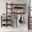 Struttura per Scaffale Lader H830 Verniciato Nero Acciaio Emuca