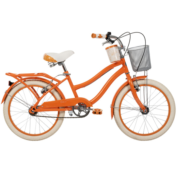 online Bicicletta da 20" per Bambini e Ragazzi Telaio Hi-Ten Freni V-Brake Cruise Deluxe Arancione