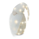 Gnomo di Natale H87 cm con Luci e Cappello Panna