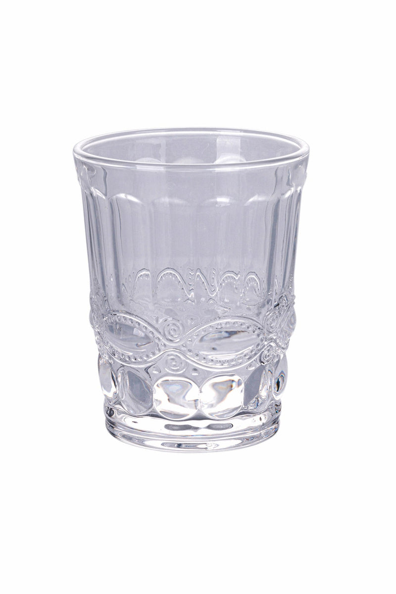 Set 6 Bicchieri Acqua in Vetro Trasparente 240 ml Villa d'Este Home Tivoli Nobilis