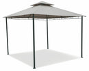 Gazebo da Giardino in Metallo 3x3m Soriani Salinas Tortora