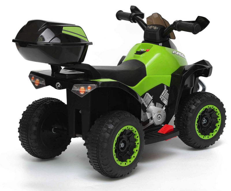 Mini Quad Elettrico per Bambini 6V Kid Go Deluxe Verde