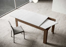 Tavolo Allungabile 120-180x90x77 cm Bibi Mix Bianco Frassino