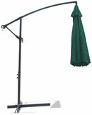 Ombrellone da Giardino Decentrato in Alluminio Ø3m con Manovella Soriani Lampara Verde