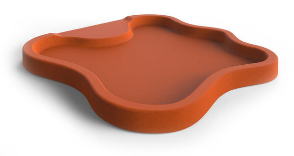 Piatto Doccia da Esterno Giardino in Polietilene HD Arkema Lake Arancio