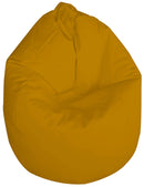 Poltrona Sacco Pouf in poliestere 70x110 cm Ariel Giallo