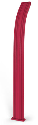 Doccia Solare da Esterno Giardino 25L Miscelatore Arkema Spring Fascia Inox Cherry