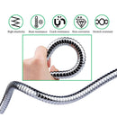 Tubo Flessibile 150 cm in metallo per doccia con attacco 1/2"