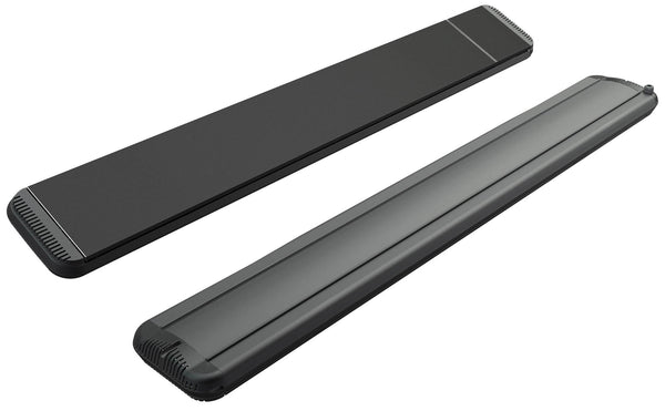 sconto Elektrischer Infrarot-Heizstrahler 141 x 20,1 x 5,8 cm Decke 1800 W aus Aluminium dimmbar Moel Hot-Top Schwarz