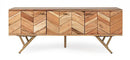 Mobile TV 3 Ante 130x40x51 cm in Legno