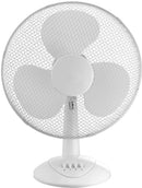 Ventilatore da Tavolo Ø40 cm 3 Velocità 45W Bauer Bianco