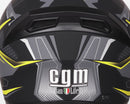 Casco Integrale per Scooter Visiera Lunga CGM Mach 2 316G Giallo Fluo Opaco Varie Misure