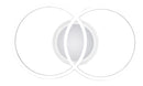 Plafoniera da Interno a LED SMD in Metallo Cromo
