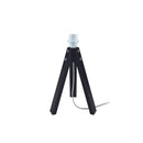 Lampada da tavolo treppiede Deco  legno nero