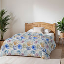 Trapunta Invernale Stampata in Microfibra 200gr Double Face Spirals Varie Misure