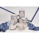 Set 3 Tazze 15x11,5x9 cm in Ceramica VdE Tivoli 1996 Vis a vis