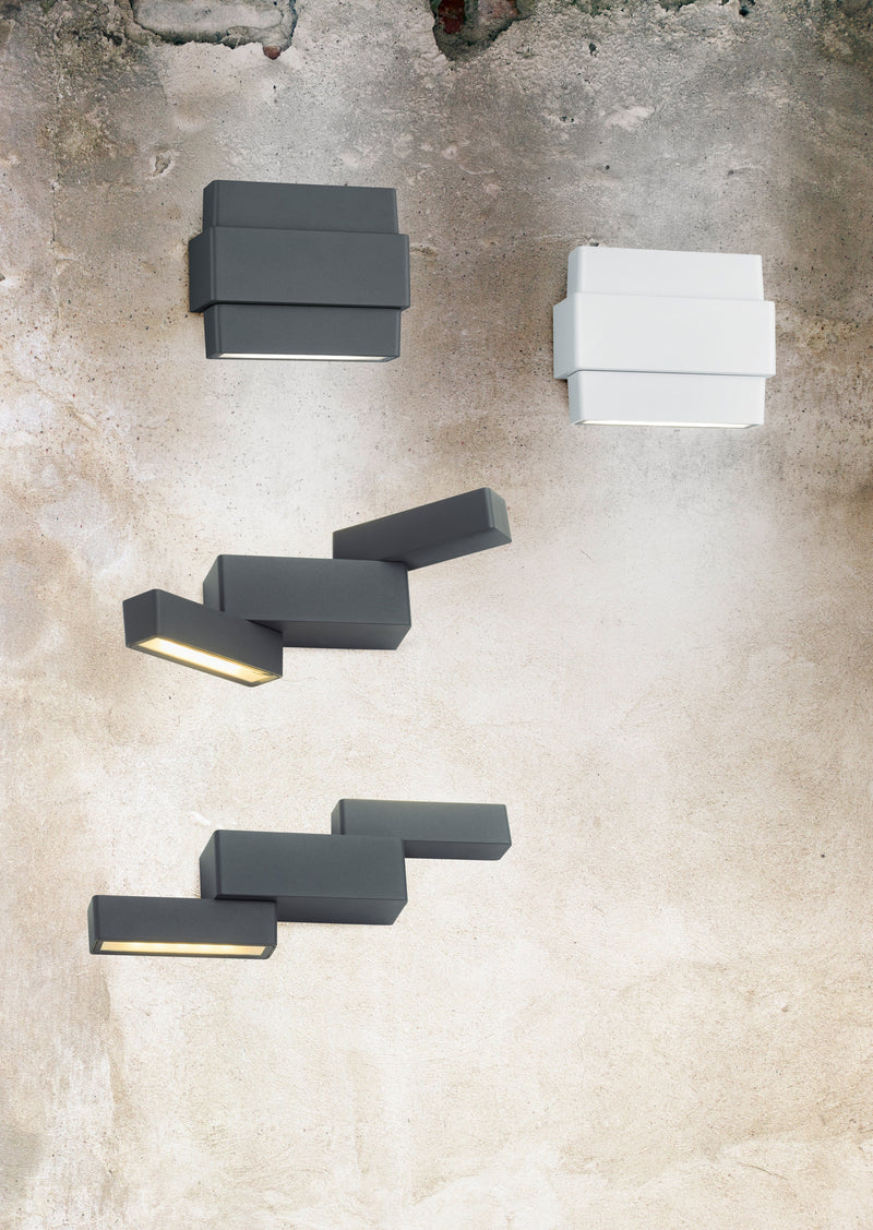 Applique da Esterno a LED in Pressofusione di alluminio Antracite