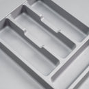Portaposate per Cassetti 70 cm in Plastica Emuca Optima Grigio