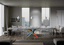 Tavolo Allungabile 130-390x90x77 cm Volantis Cemento